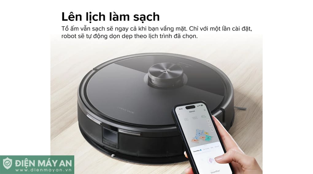 Robot hút bụi lau nhà Roborock Q7TF (Plus) - Đen